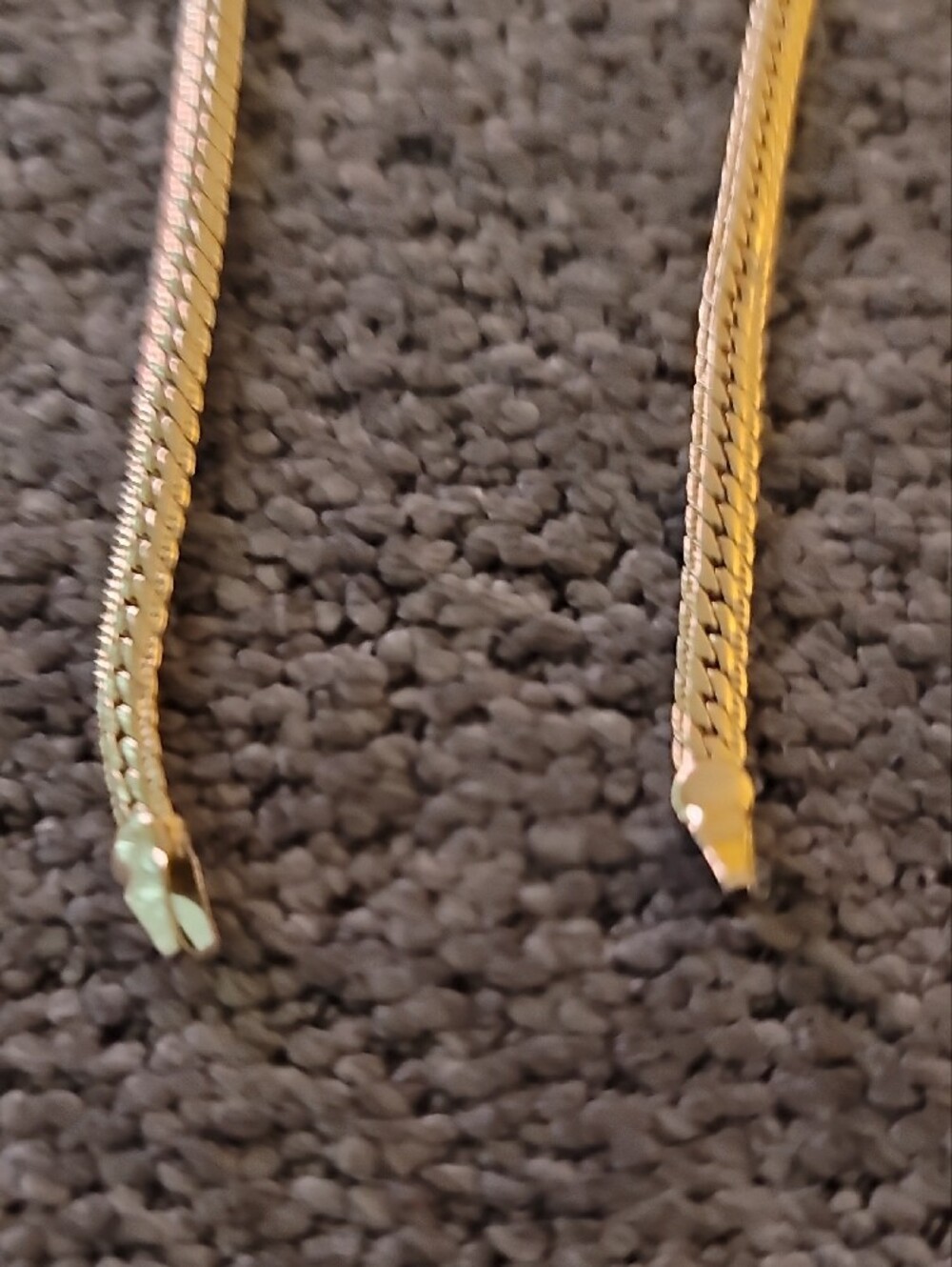 Elegant Gold-Tone Sterling-Silver Women's Chain Necklace - Picture 4 of 4